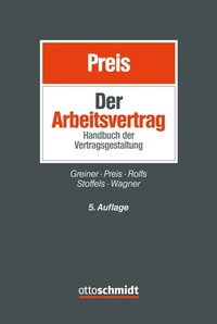 Abbildung von: Der Arbeitsvertrag - Otto Schmidt Verlag