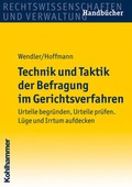 Cover: Technik und Taktik der Befragung im Gerichtsverfahren - Kohlhammer