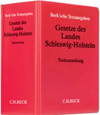 Abbildung von: Gesetze des Landes Schleswig-Holstein - Hauptordner 86 mm Ersatzordner (leer) - C.H.BECK