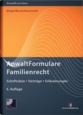 Cover: AnwaltFormulare Familienrecht - Deutscher Anwaltverlag