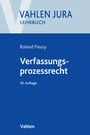 Cover: Verfassungsprozessrecht - Vahlen