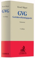 Cover: Gerichtsverfassungsgesetz: GVG - C.H.BECK