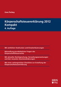 Abbildung von: Körperschaftsteuererklärung 2012 Kompakt - HDS