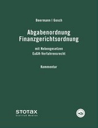 Abbildung von: Abgabenordnung Finanzgerichtsordnung - Grundwerk ohne Fortsetzungsbezug - Stollfuß