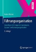 Cover: F&uuml;hrungsorganisation - Springer Gabler