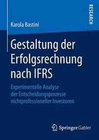 Abbildung von: Gestaltung der Erfolgsrechnung nach IFRS - Springer Gabler