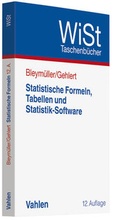 Cover: Statistische Formeln, Tabellen und Statistik-Software - Vahlen