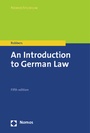 Cover: An Introduction to German Law - Nomos