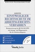 Cover: Einstweiliger Rechtsschutz im Arbeitsgerichtsverfahren - Haufe-Lexware