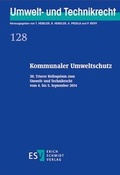 Cover: Kommunaler Umweltschutz - Erich Schmidt Verlag