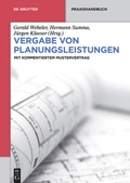 Cover: Vergabe von Planungsleistungen - De Gruyter