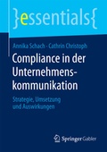 Cover: Compliance in der Unternehmenskommunikation - Springer Gabler