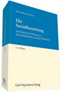 Abbildung von: Die Sozialbestattung - Carl Heymanns Verlag