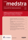 Cover: medstra - C.F. M&uuml;ller