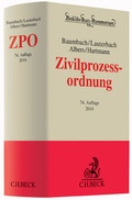 Abbildung von: Zivilprozessordnung: ZPO - C.H.BECK
