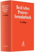 Cover: Beck'sches Prozessformularbuch - C.H.BECK