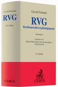 Cover: Rechtsanwaltsverg&uuml;tungsgesetz: RVG - C.H.BECK