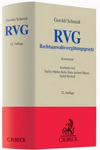 Bild vergrößern Bild: Rechtsanwaltsvergütungsgesetz: RVG - C.H.BECK