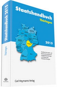 Abbildung von: Staatshandbuch Thüringen 2015 - Carl Heymanns Verlag