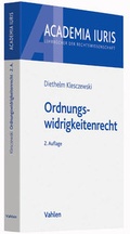 Cover: Ordnungswidrigkeitenrecht - Vahlen