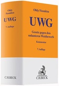 Cover: Gesetz gegen den unlauteren Wettbewerb: UWG - C.H.BECK