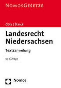 Bild vergrößern Bild: Landesrecht Niedersachsen - Nomos