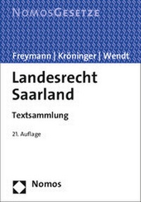 Bild vergrößern Bild: Landesrecht Saarland - Nomos