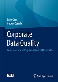 Enlarge image Cover: Corporate Data Quality - Springer Gabler