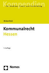 Abbildung von: Kommunalrecht Hessen - Nomos