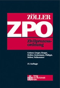 Abbildung von: Zivilprozessordnung (ZPO) - Otto Schmidt Verlag