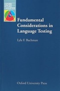 Cover: Fundamental Considerations in Language Testing - Oxford University Press