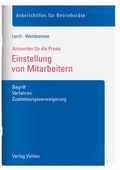 Cover: Einstellung von Mitarbeitern - Vahlen