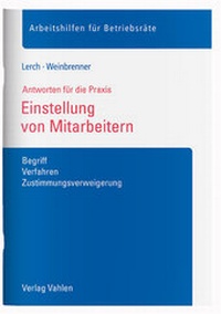 Abbildung von: Einstellung von Mitarbeitern - Vahlen