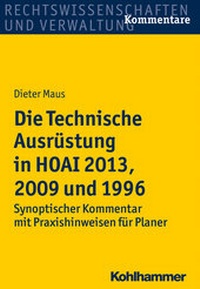 Abbildung von: Die Technische Ausrüstung in HOAI 2013, 2009 und 1996 - Kohlhammer