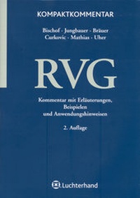 Bild vergrößern Bild: Kompaktkommentar RVG - Luchterhand