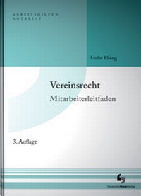 Enlarge image Cover: Vereinsrecht - Deutscher Notarverlag