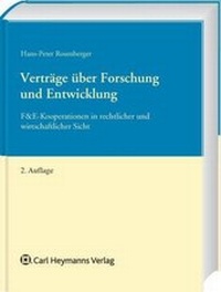 Abbildung von: Verträge über Forschung und Entwicklung - Carl Heymanns Verlag