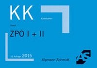 Abbildung von: Karteikarten ZPO I + II - Alpmann Schmidt
