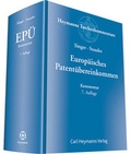 Cover: Europ&auml;isches Patent&uuml;bereinkommen, EP&Uuml; - Carl Heymanns Verlag
