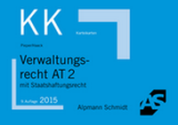 Abbildung von: Karteikarten Verwaltungsrecht AT 2 - Alpmann Schmidt