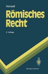Enlarge image Cover: Römisches Recht - Springer