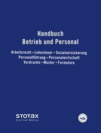 Abbildung von: Handbuch Betrieb und Personal - Grundwerk ohne Fortsetzungsbezug - Stollfuß