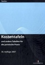 Cover: Kostentafeln - Deutscher Anwaltverlag