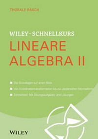 Abbildung von: Wiley-Schnellkurs Lineare Algebra II - Wiley-VCH