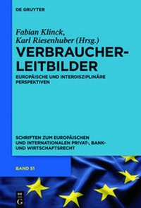 Abbildung von: Verbraucherleitbilder - De Gruyter