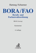 Cover: Berufs- und Fachanwaltsordnung: BORA/FAO - C.H.BECK