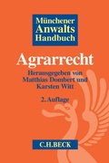 Cover: M&uuml;nchener Anwaltshandbuch Agrarrecht - C.H.BECK