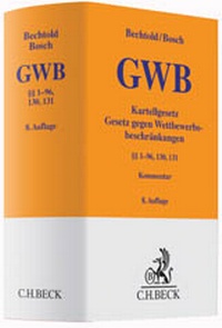 Abbildung von: Kartellgesetz: GWB - C.H.BECK