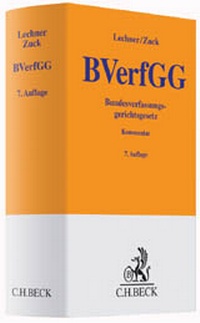 Abbildung von: Bundesverfassungsgerichtsgesetz: BVerfGG - C.H.BECK