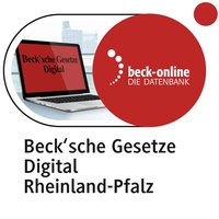 Bild vergrößern Bild: beck-online. Beck´sche Gesetze Digital Rheinland-Pfalz - C.H.BECK